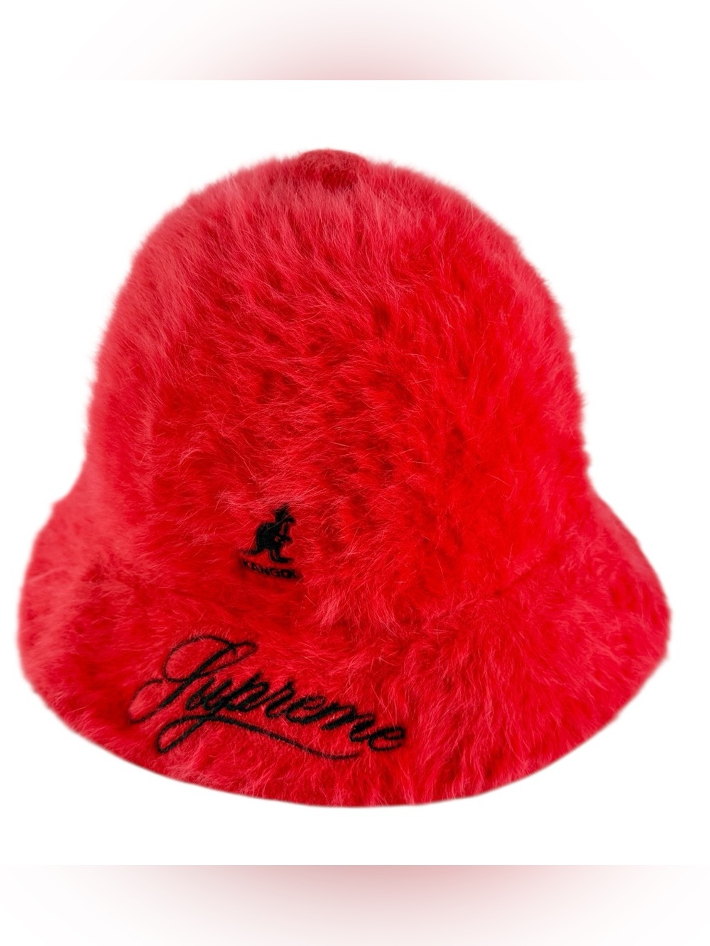 SUPREME X Kangol Furgora Red Bucket Hat Marked as Medium